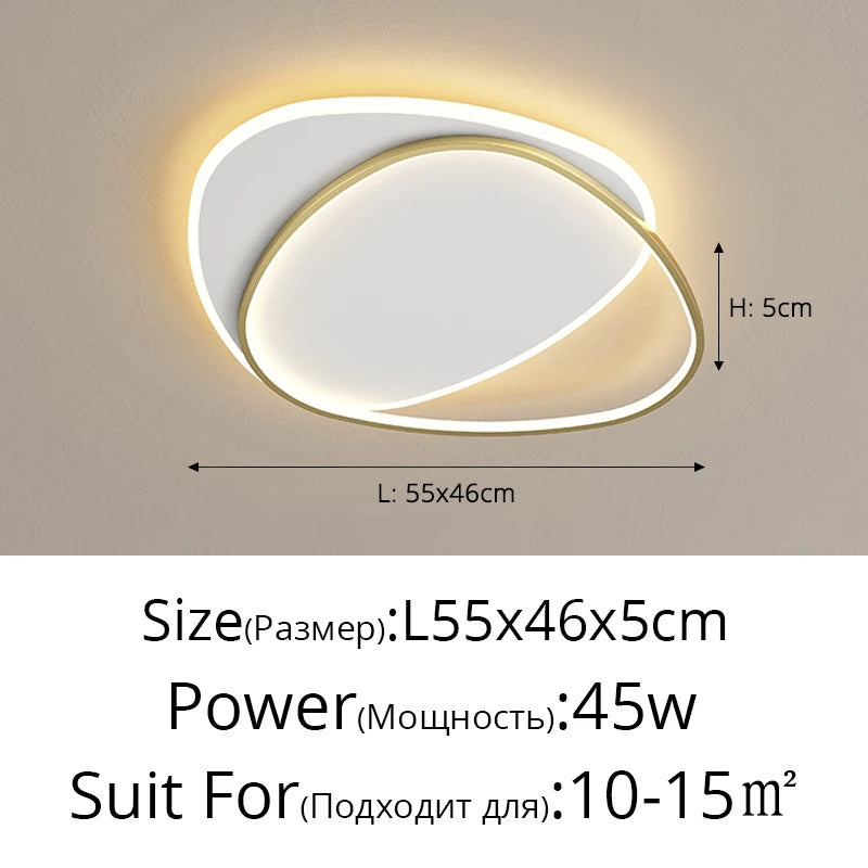 Nowoczesna lampa sufitowa LED – eleganckie oświetlenie wnętrz