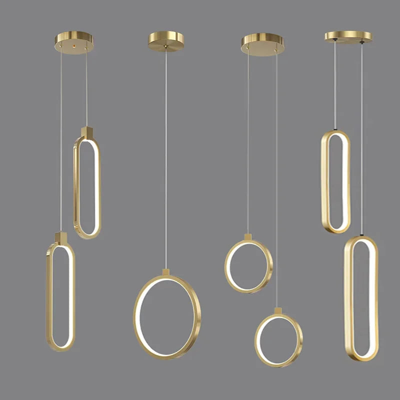 Designerska lampa wisząca LED – nowoczesna do salonu