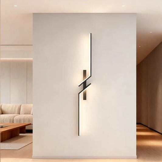 Minimalistyczny kinkiet LED – listwa ścienna do salonu i sypialni
