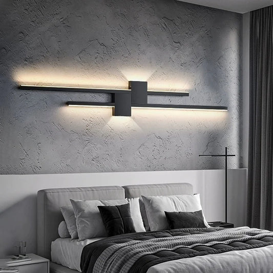 Minimalistyczny kinkiet LED – lampa ścienna do wnętrz