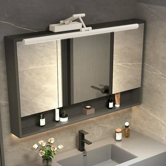 Lampa LED nad lustro – kinkiet łazienkowy czarny lub biały