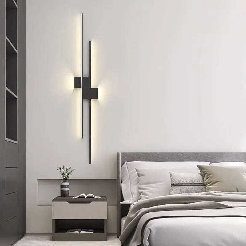 Minimalistyczny kinkiet LED – lampa ścienna do wnętrz