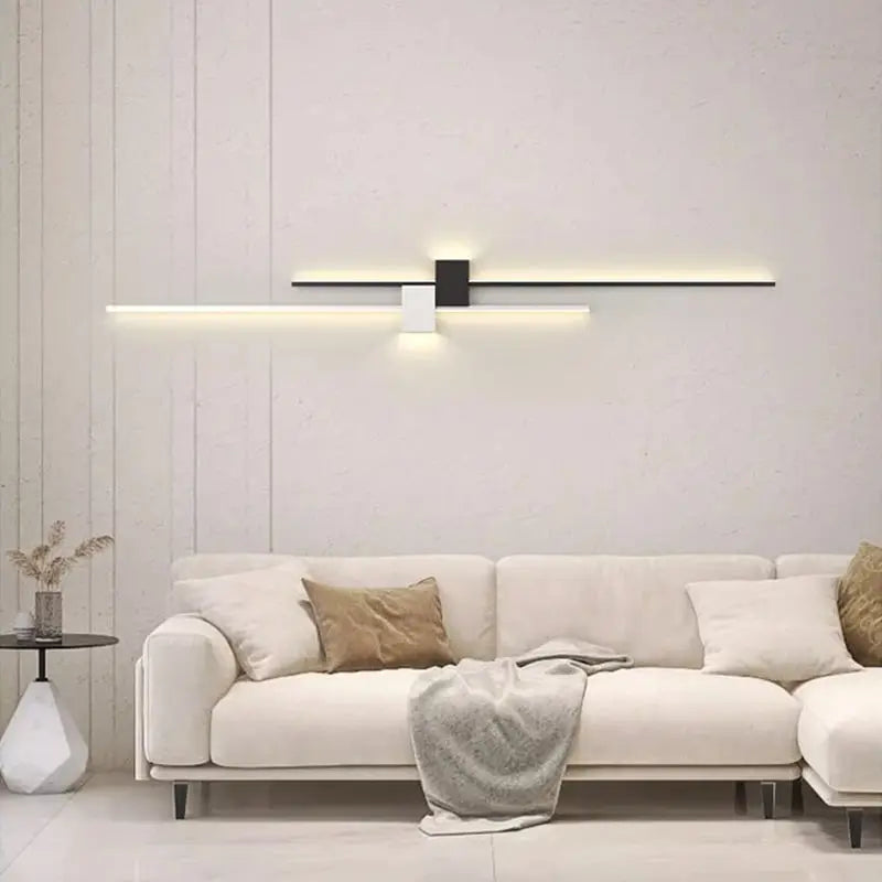 Minimalistyczny kinkiet LED – lampa ścienna do wnętrz