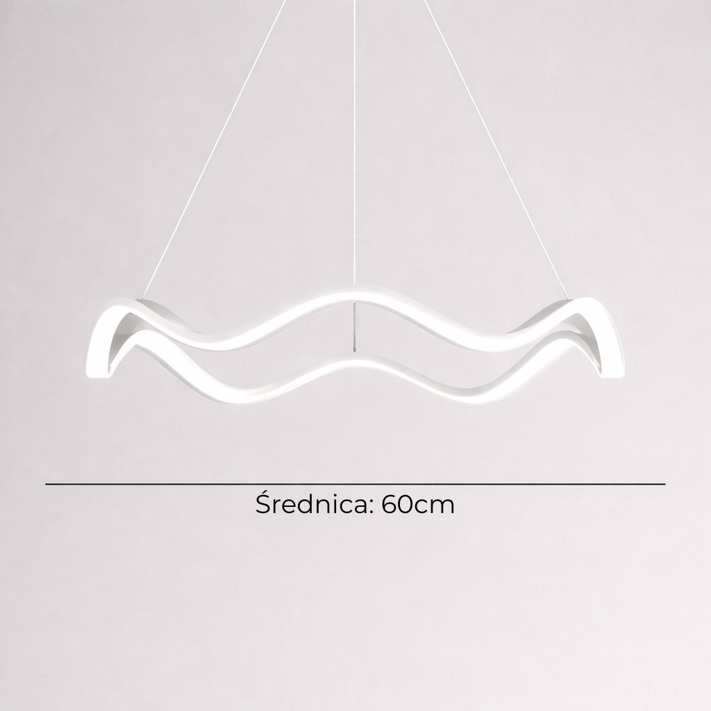 Lampa wisząca LED Ring – nowoczesny żyrandol do salonu 2