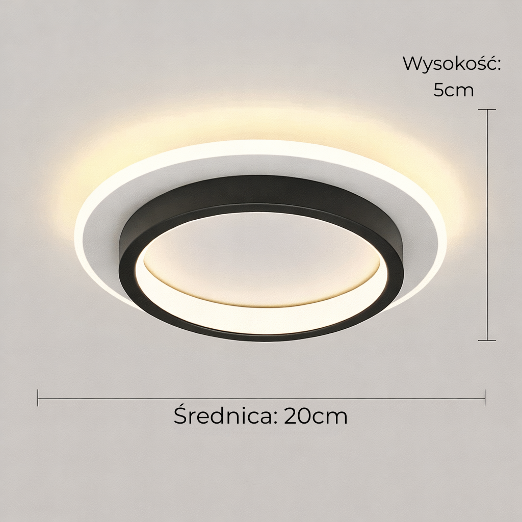 Nowoczesna Lampa Sufitowa LED Plafon – Okrągła / Kwadratowa